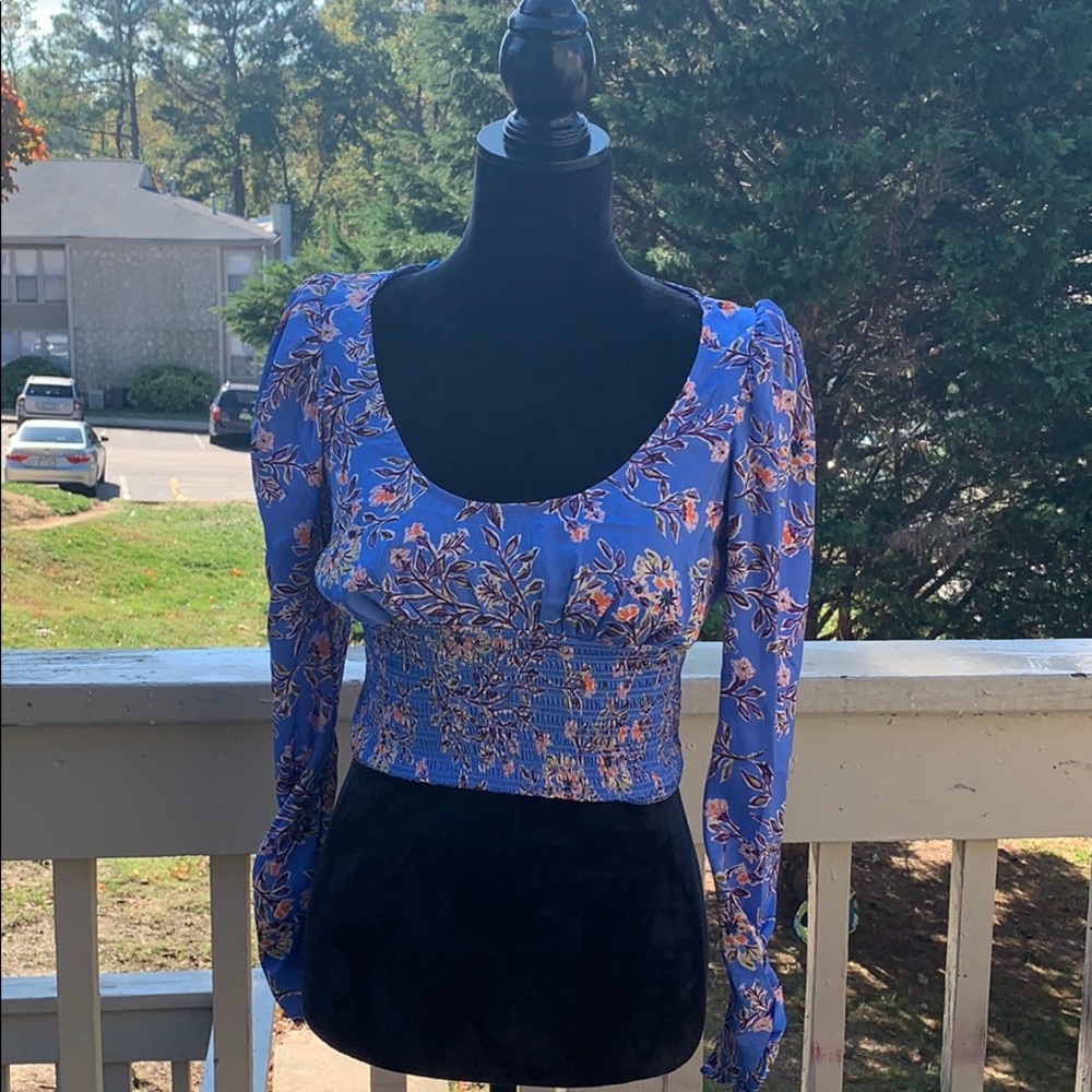 Free People Santiago Print Blouse - Picture 2 of 9